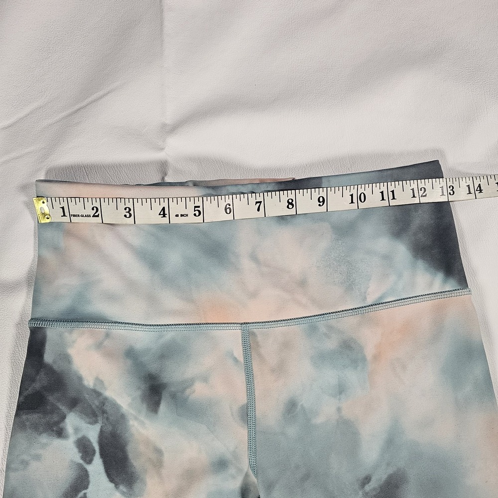 Athleta Elation Printed 7/8 Leggings Womens Small Blue Pink Yoga Pants - Picture 6 of 12